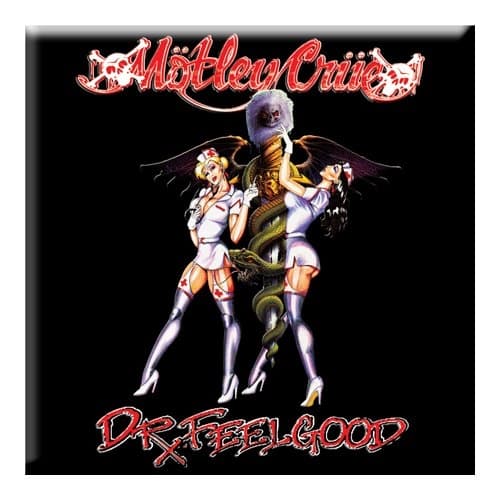 Motley Crue Fridge Magnet: Dr Feelgood Nurses