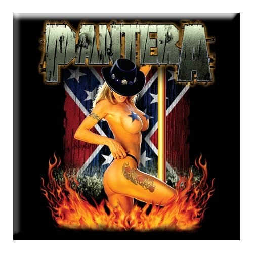 Pantera Fridge Magnet: Pole Dancer