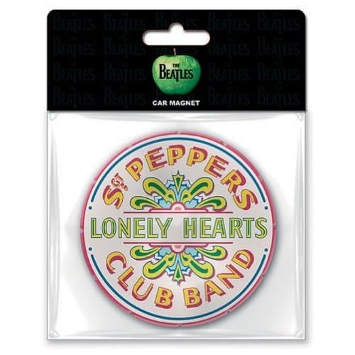 The Beatles Rubber Magnet: Sgt Pepper Drum