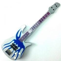 Magnet för kylskåp: Metallica - Robert Trujillo - Blue Flames