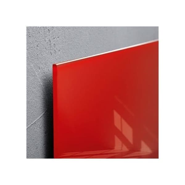 SIGEL GL122 Magnetisk glasskiva, 60 x 40 cm, röd - Artverum