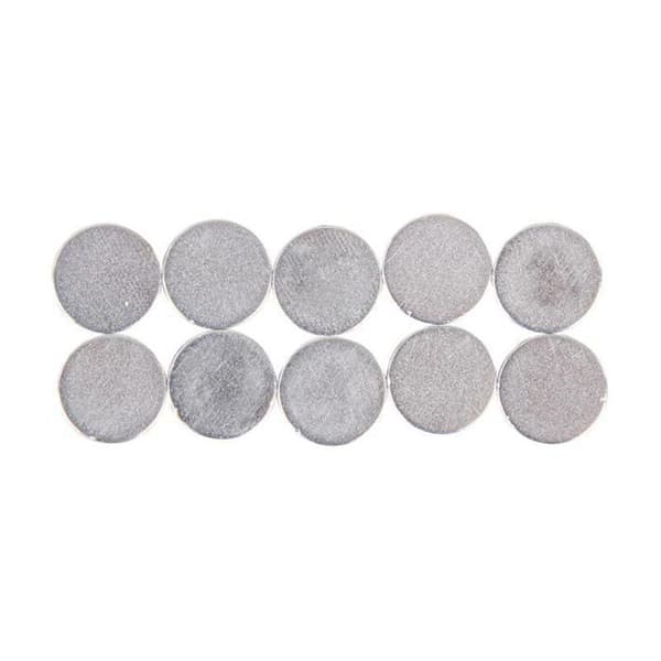 Självhäftande magneter - RAHYER - 10 mm - Grå - Belastning 250g - Magnetisk dekoration