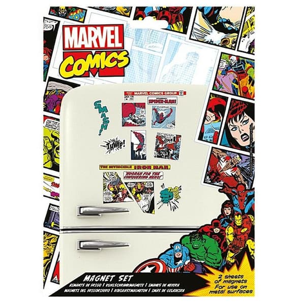 23-Pak - Marvel Køleskabsmagneter - Spider-man, Iron Man m.m.