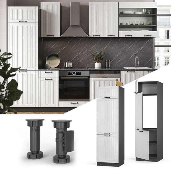 Fame-Line kylskåp, 60 cm, Country white, Vicco