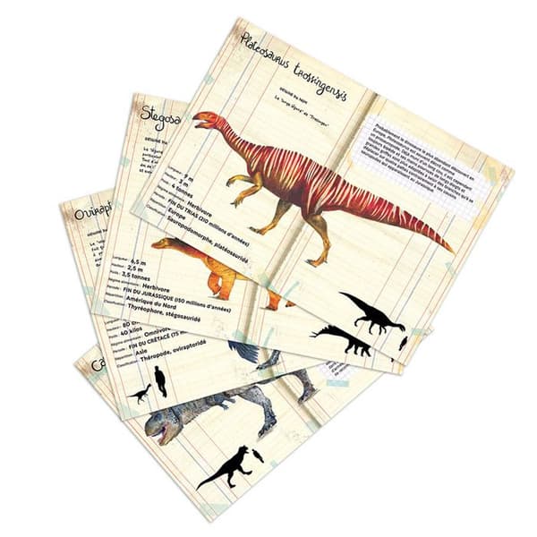 Vilac - Box med 21 dinosauriemagneter
