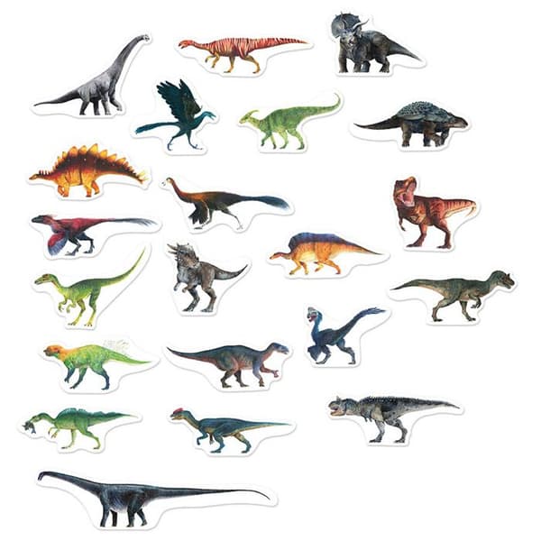 Vilac - Box med 21 dinosauriemagneter