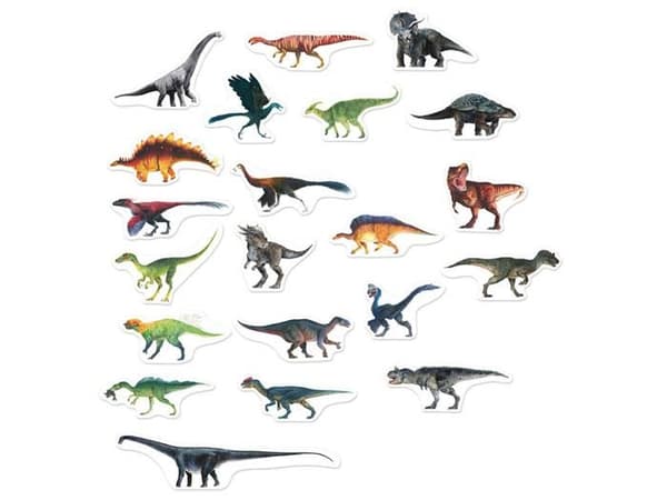 Vilac - Box med 21 dinosauriemagneter