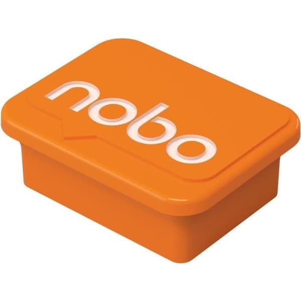 Magneter för whiteboard - N - Orange - 4 stycken - Plast - Resin