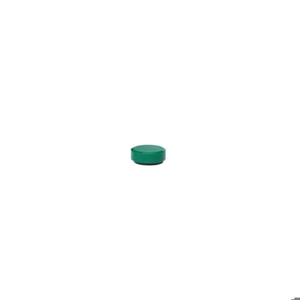 Runda magneter - MAULpro - 30 mm - Styrka 0,6 kg - Färg Grön - Förpackning med 20