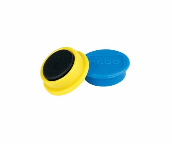 Magnet - Nobo Magnet 1915290 - Spel av Magneter för Magnetisk Whiteboard, 13mm, Set om 10, Blandade Färger