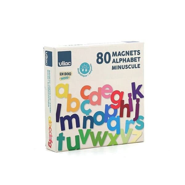 Vilac - Magnets alfabetet minuskler 80 st