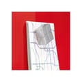 Miniatyrbild 4 av 4: SIGEL GL122 Magnetisk glasskiva, 60 x 40 cm, röd - Artverum