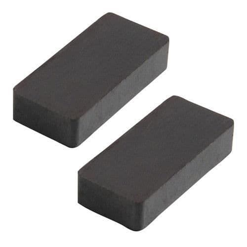 Magnetisk magnet - Wolfpack - Rektangulär - 45x20x8 mm - Ferrit - Blister 2 enheter