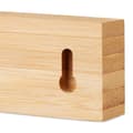 Miniatyrbild 6 av 6: Relaxdays Bambu Magnetremsa 30 cm Köksbar Bestickkniv Magnethållare 4 Magneter, Natur