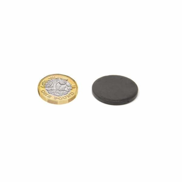 Magnet expert ltd - F253F-25 - Magnet Expert Pack 25 Y10 Isotropic Ferrite Magnets Styrka 0,5 kg 25 x 3 mm