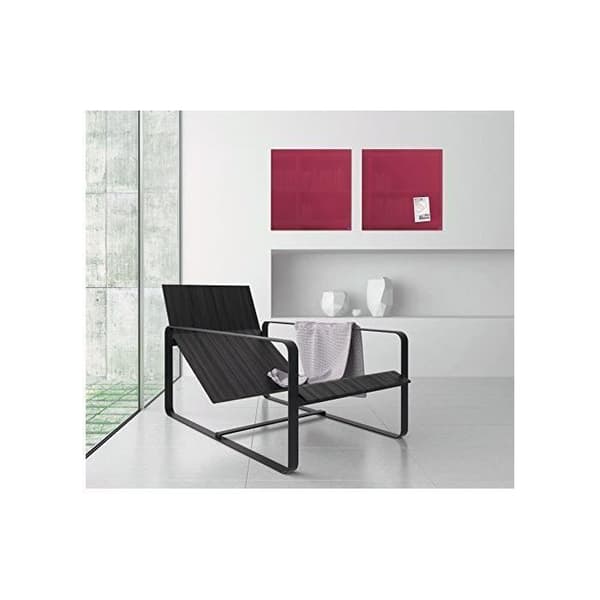 SIGEL GL272 Magnetisk glasskiva, 48 x 48 cm, hallonröd - Artverum
