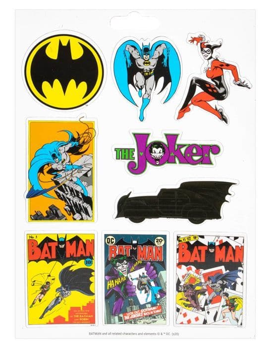 Magneter - BATMAN - Paket med 19 - Bredd 18 cm - Längd 24 cm