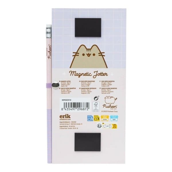 Pusheen - Anteckningsblock med kylskåpsmagnet + penna från Moments-kollektionen