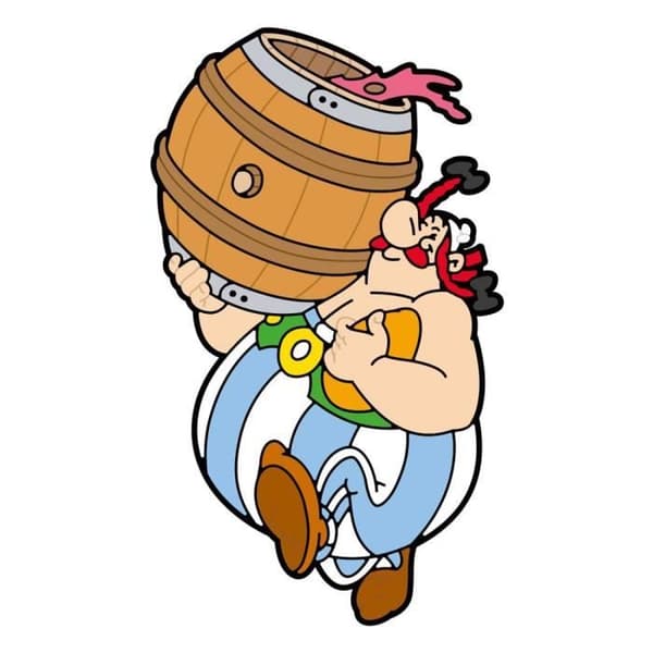 Magnet - PLASTOY - Asterix Chez les Bretons - 6 cm - Plast - Harts