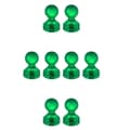 Miniatyrbillede 1 af 2: Køleskabsmagnet - Nålemagnet - Akryl - 8 stk. - Grøn
