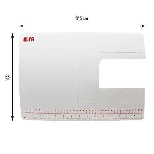 Alfa Förlängningsbord för symaskin, vit, 28.5-nbspx 40.5-nbspx 3-nbspcm - A608400000