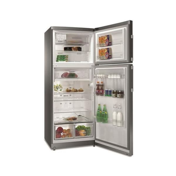 WHIRLPOOL WT70I832X 2-dörrars kyl - Toppfrys - Fristående - 423 liter - Grå