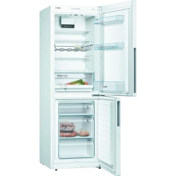 BOSCH KGV33VWEAS - Låg frys kyl - 286L (192+94) - Låg frostbryggt kall - L 60cm x H 176cm - Vit