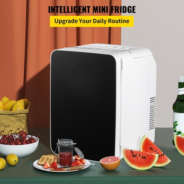 45W 10L bärbart mini multifunktionellt bilkylskåp, kyl- och värmeläge, AC/DC-strömförsörjning, energibesparande, miljövänligt, tyst drift