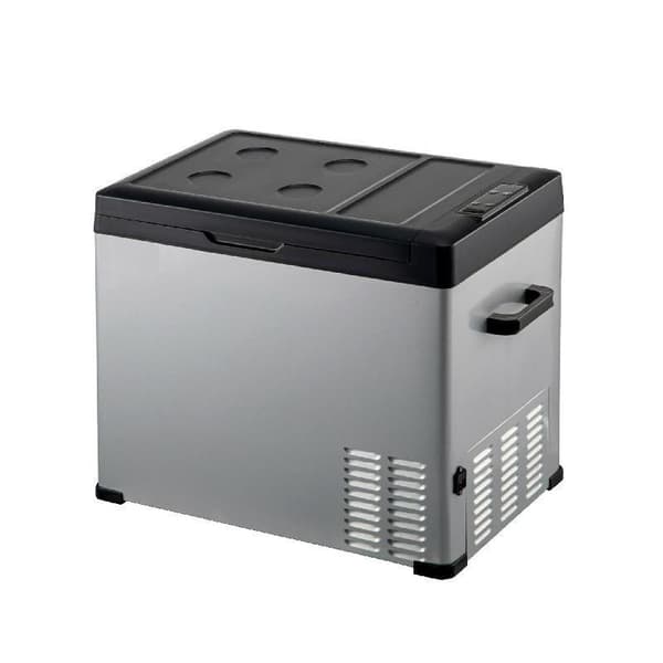 50L 60W 12/24V DC 110-240V AC bärbart kylskåp med digital panel, effektiv kompressorkylning, humaniserad design, bred applikation