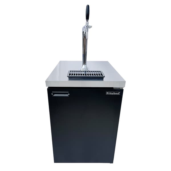 Täydellinen setti Oluthana,KEGerator, Siirrettävä olutbaari, jääkaappi oluelle 50L asti, Tyylikäs annostelijakolonni ja tasaushana, ilman KEG:tä
