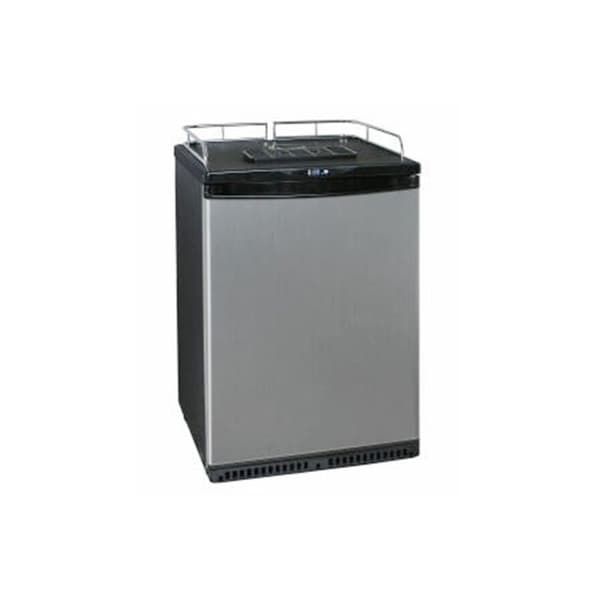 Täydellinen setti Oluthana,KEGerator, Siirrettävä olutbaari, jääkaappi oluelle 50L asti, Tyylikäs annostelijakolonni ja tasaushana, ilman KEG:tä