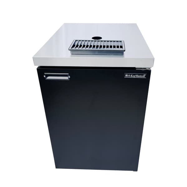 Komplet sæt - ølkøleskab op til 50L tønder (ølstang) - inkl. Elegant søjle og kompensator hane, KEG:KeyKeg