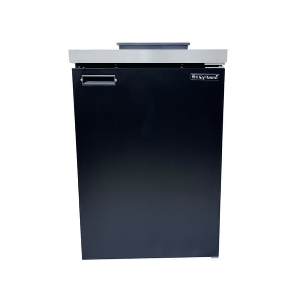 Komplet sæt - ølkøleskab op til 50L tønder (ølstang) - inkl. Elegant søjle og kompensator hane, KEG:KeyKeg
