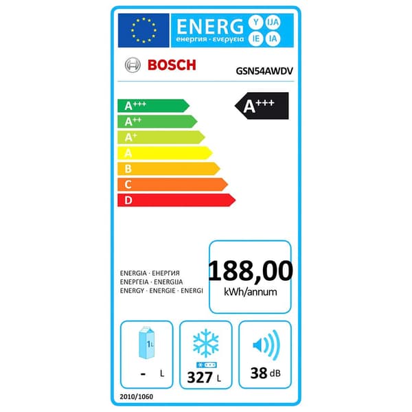 Bosch Køleskab Gsn 54 Awdv Hvid One Size / EU Plug