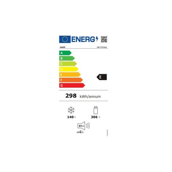 HB17FPAAA (34004158) CHX1 HAIER FLERDÖRR KYL-FRYS 424 L SILVER -