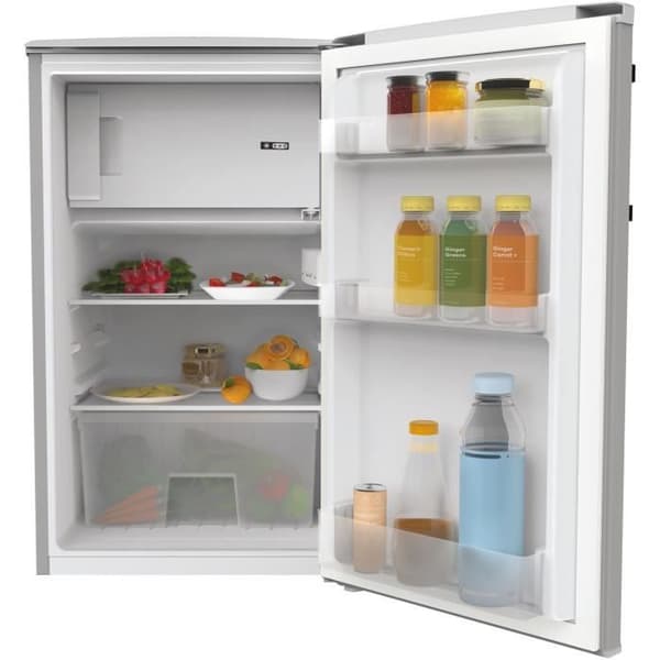 CANDY COT1S45FSH Bordskylskåp - 106L (91L + 15L) - Statistisk kyla - 84 cm x 50 cm - Klass F - 39 dB - Silver