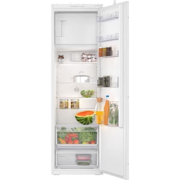 BOSCH 1-dörrars inbyggt kylskåp KIL82NSE0, Series 2, Power Ventilation Vit