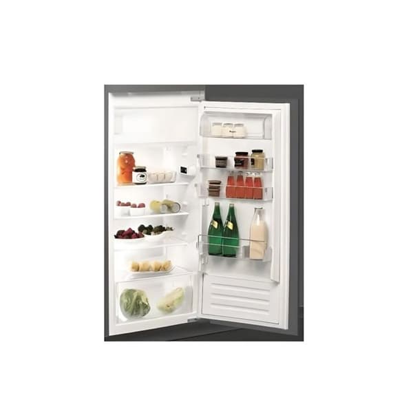 WHIRLPOOL ARG7342FR 1-dörrars inbyggt kylskåp - 189 liter - 122 cm nisch Vit
