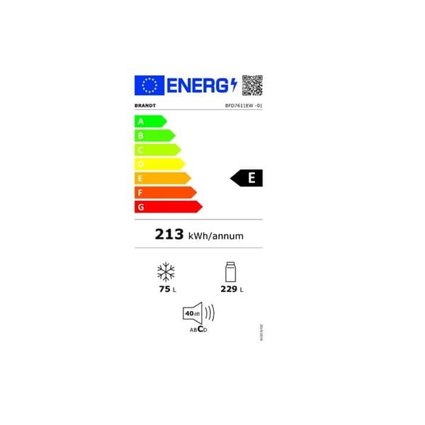 BR DP H170xL60 304L ST Vit BRANDT - BFD7611EW