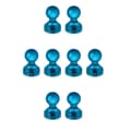 Miniatyrbillede 1 af 2: Køleskabsmagnet - Nålemagnet - Akryl - 8 stk. - Turkis