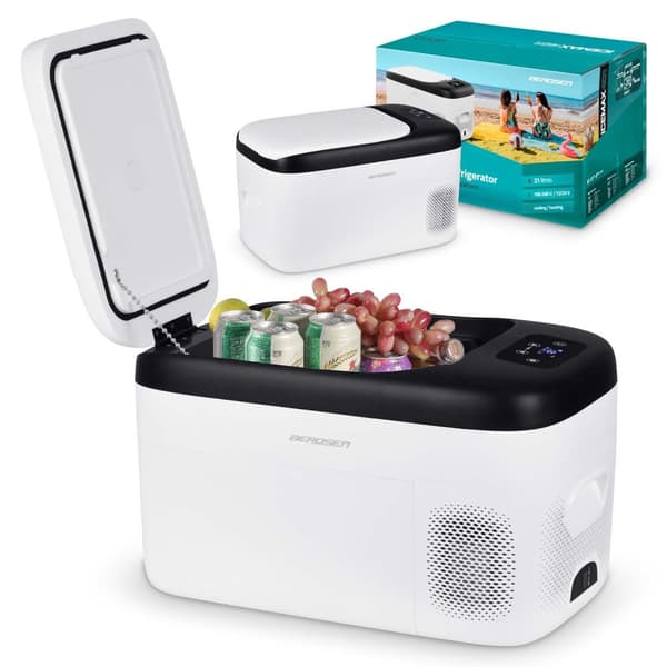 Icemax 401 Berdsen 21 liter kompressor resekylskåp - vit