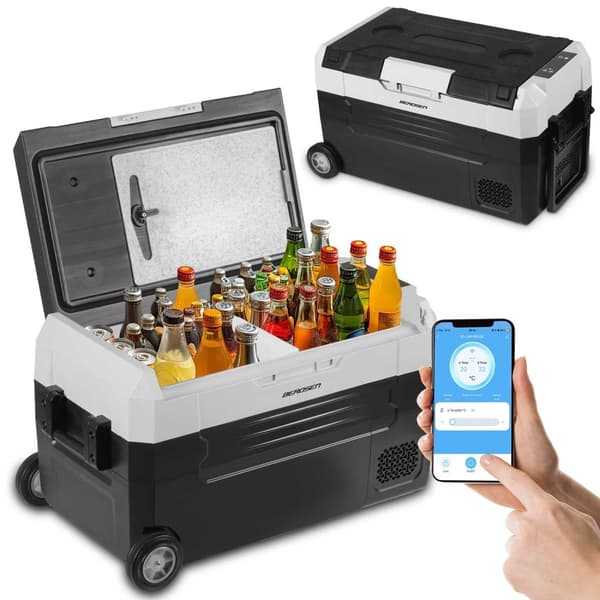 Icemax 400 Berdsen 32 liters kompressor rejsekøleskab - sort