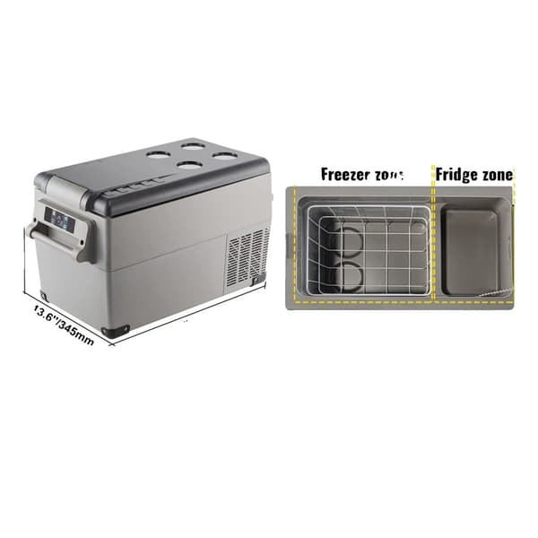 Transportabel bilkyl, 60W effekt, dubbelzonkylning,35 liter