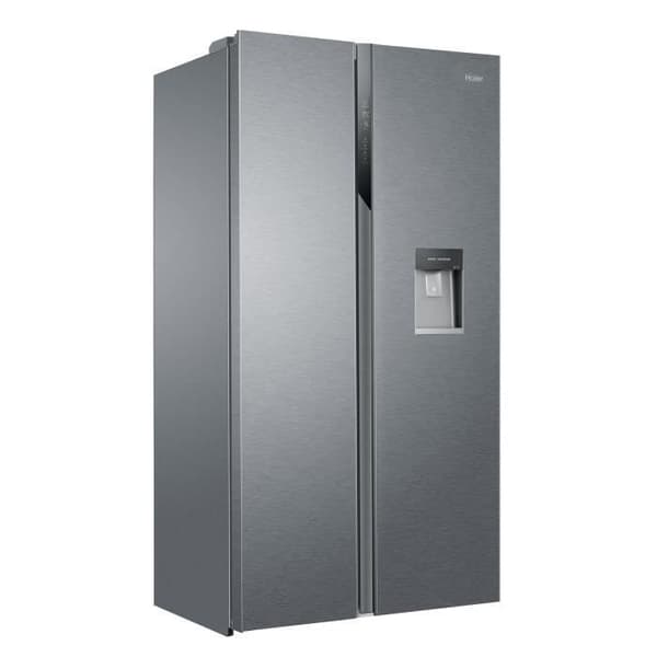 HAIER Series 3 HSR3918EWPG Amerikanskt kylskåp - 521 L (330+191) - Total No Frost - Klass E - Silver