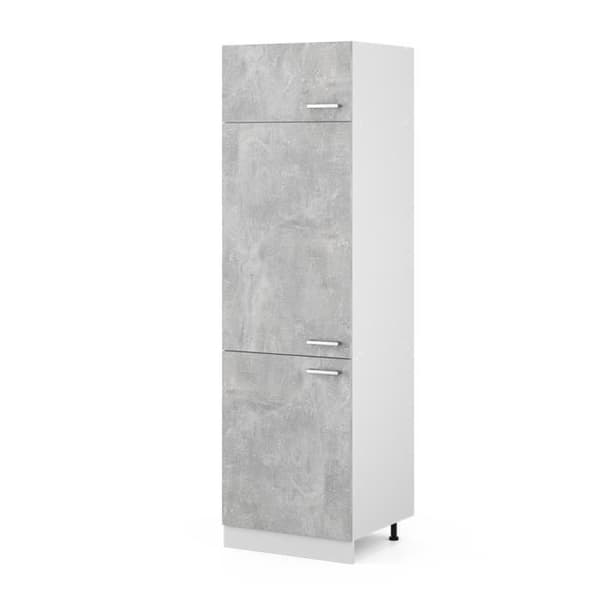 VICCO R-Line kylskåp Vit/Betong 60 cm