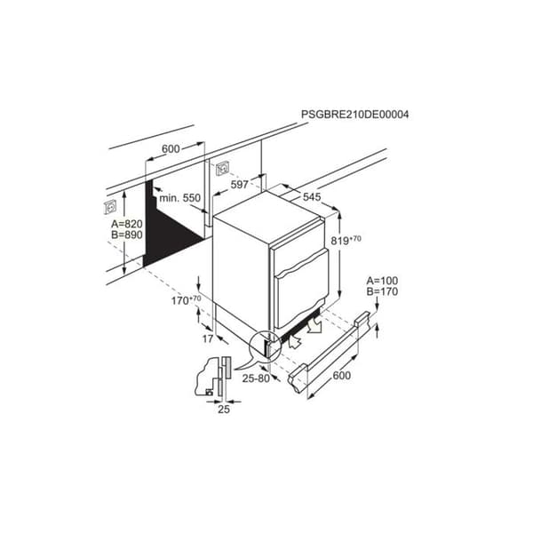 Electrolux Kylskåp 1 dörr 112l statisk vit - LFB3AE82R