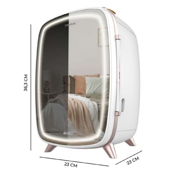 Cecotec Mini-kylskåp för kosmetik CoolingBeauty 6000 Spegel