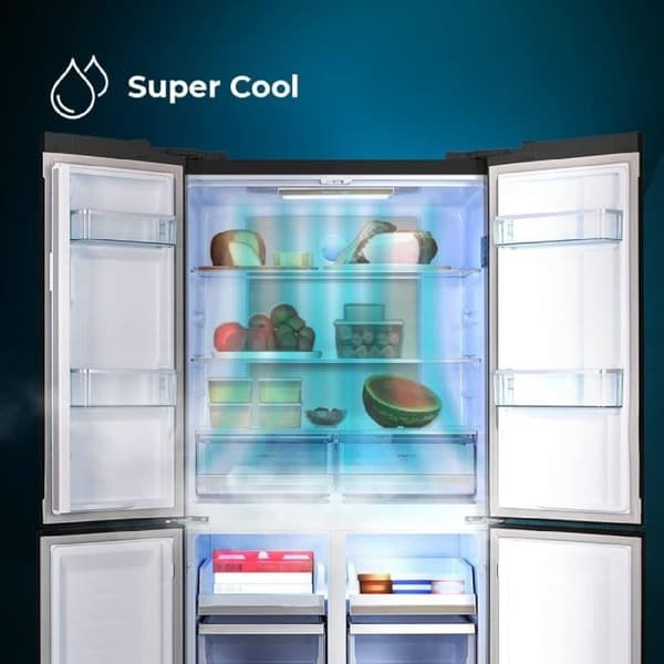 Kylskåp - Bolero - CoolMarket 4D 490 Inox E - 490L - Inox - Klass E