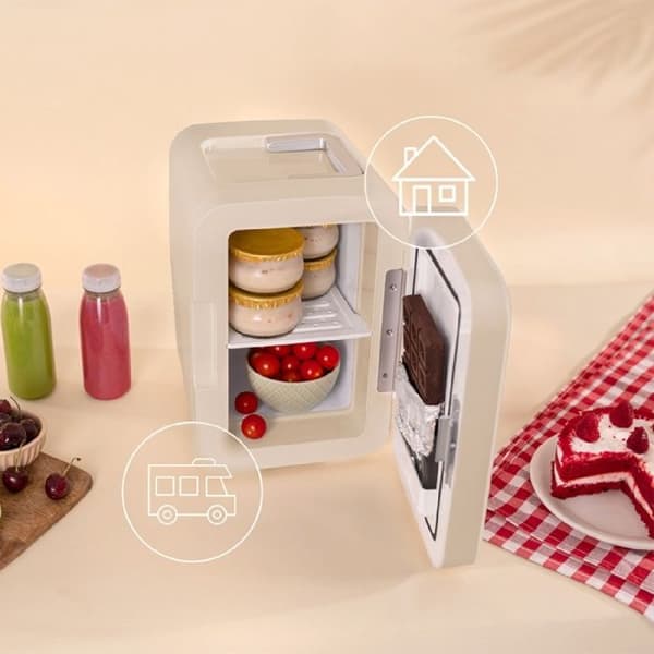 Mini-kylskåp - Bolero - MiniCooling 6L - Bahamas Beige - Bärbar - 12V/220V