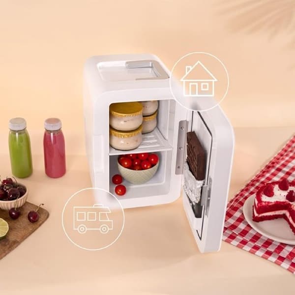 Mini-kylskåp - Bolero - MiniCooling 10L - Beige - Bärbar - 12V/220V